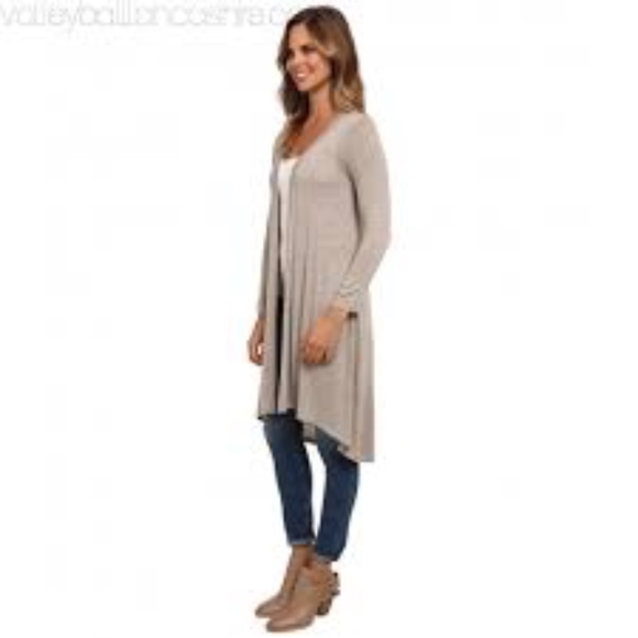 BOBEAU 'Haider' Scarf Duster Long Open Front Cardi - Picture 6 of 6